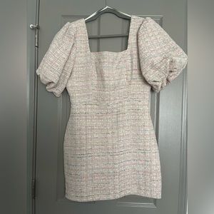 Red dress boutique pink mini dress